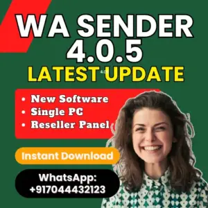 WA Sender 4.0.5 – Updated Bulk WhatsApp Sender