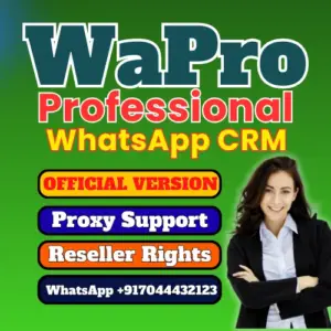 WaPro - Professional WhatsApp CRM