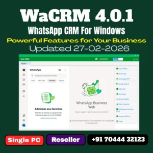 WaCRM v4.0.1 Windows Tool Reseller Panel